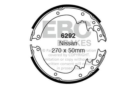 EBC Brake Shoe Replacement Set (6292)