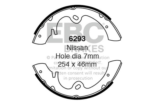EBC Brake Shoe Replacement Set (6293)