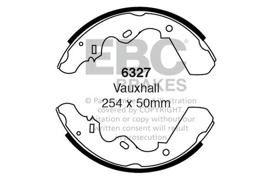 EBC Brake Shoe Replacement Set (6327)
