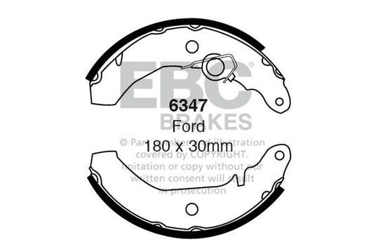 EBC Brake Shoe Replacement Set (6347)