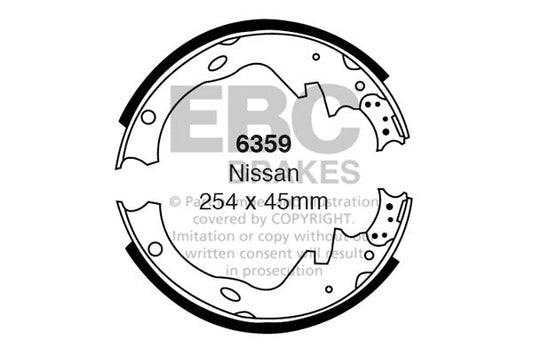 EBC Brake Shoe Replacement Set (6359)