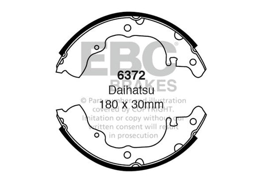 EBC Brake Shoe Replacement Set (6372)