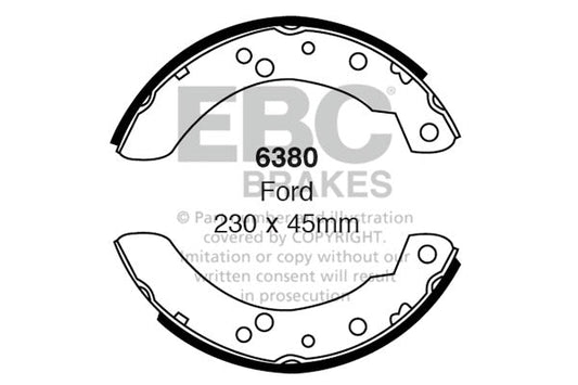 EBC Brake Shoe Replacement Set (6380)
