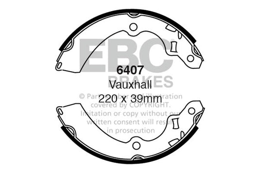 EBC Brake Shoe Replacement Set (6407)