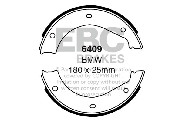 EBC Brake Shoe Replacement Set (6409)