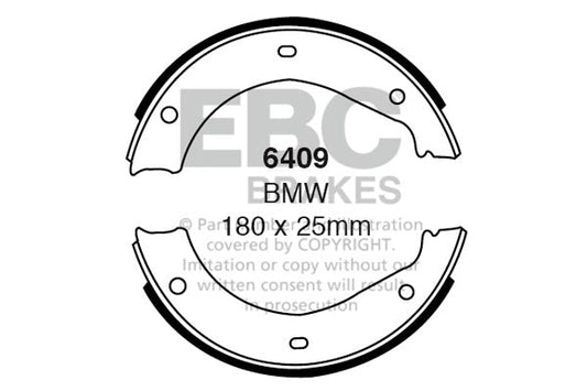 EBC Brake Shoe Replacement Set (6409)