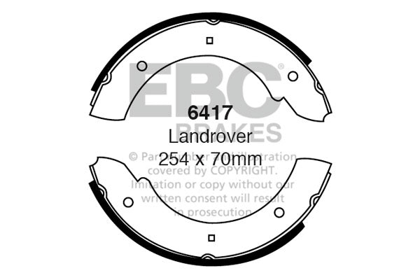 EBC Brake Shoe Replacement Set (6417)