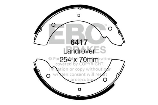 EBC Brake Shoe Replacement Set (6417)
