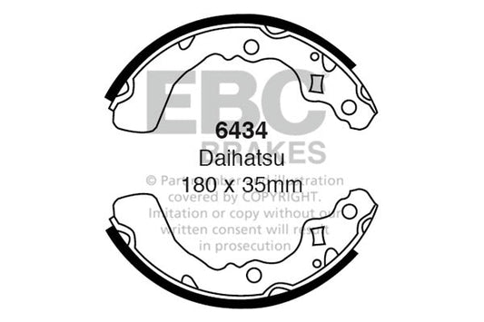 EBC Brake Shoe Replacement Set (6434)