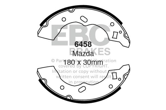 EBC Brake Shoe Replacement Set (6458)
