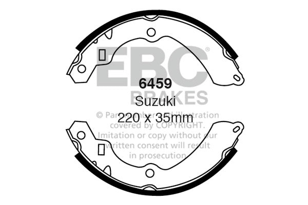 EBC Brake Shoe Replacement Set (6459)