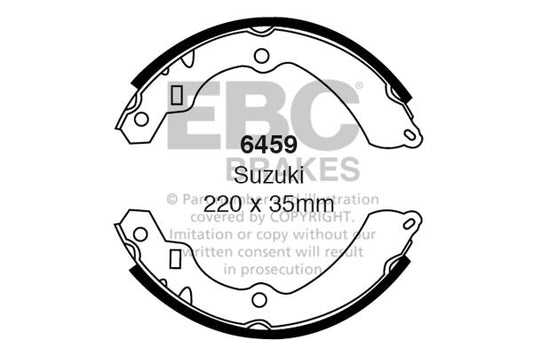EBC Brake Shoe Replacement Set (6459)