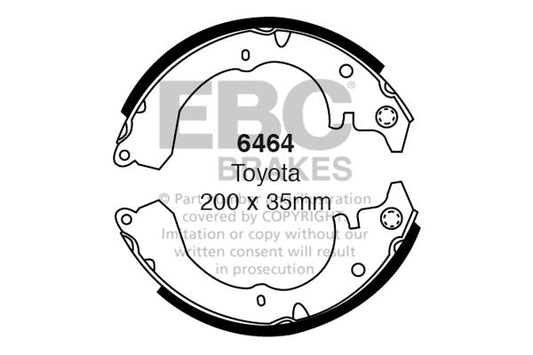 EBC Brake Shoe Replacement Set (6464)