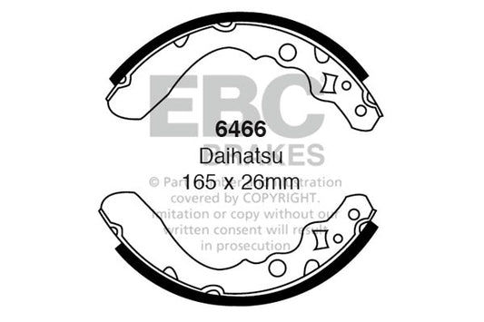 EBC Brake Shoe Replacement Set (6466)