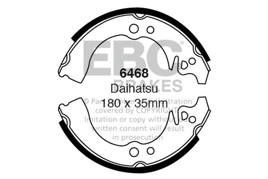 EBC Brake Shoe Replacement Set (6468)