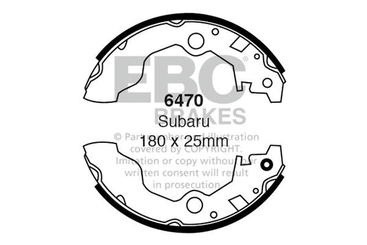EBC Brake Shoe Replacement Set (6470)