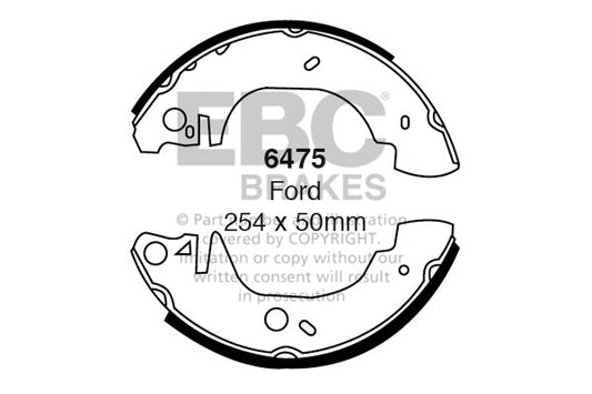 EBC Brake Shoe Replacement Set (6475)