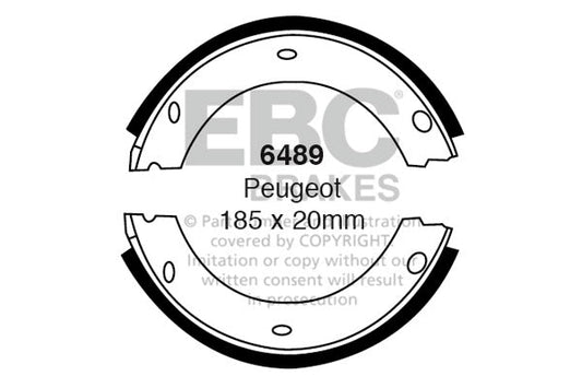 EBC Brake Shoe Replacement Set (6489)