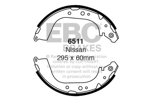 EBC Brake Shoe Replacement Set (6511)