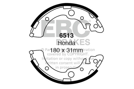 EBC Brake Shoe Replacement Set (6513)