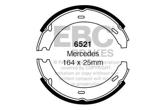 EBC Brake Shoe Replacement Set (6521)