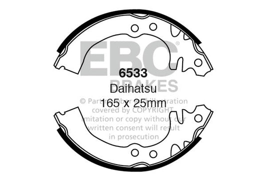 EBC Brake Shoe Replacement Set (6533)