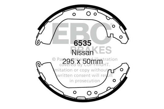 EBC Brake Shoe Replacement Set (6535)