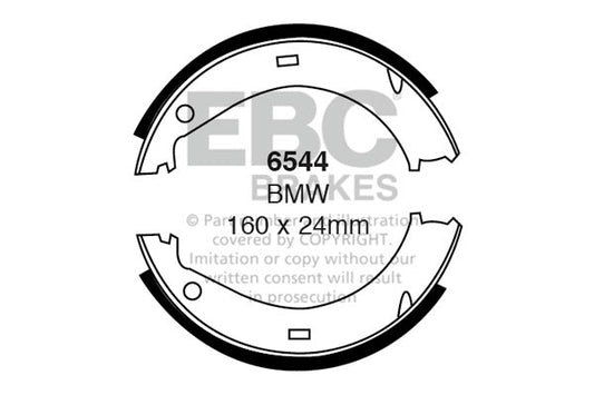 EBC Brake Shoe Replacement Set (6544)