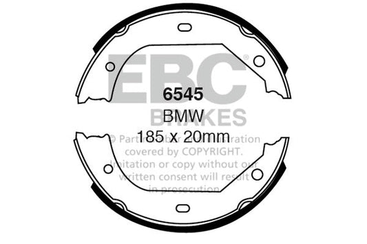 EBC Brake Shoe Replacement Set (6545)