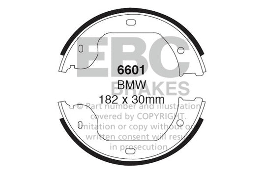 EBC Brake Shoe Replacement Set (6601)