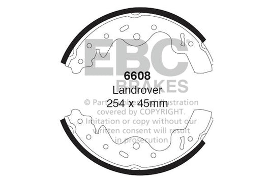 EBC Brake Shoe Replacement Set (6608)
