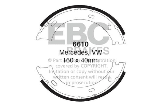 EBC Brake Shoe Replacement Set (6610)
