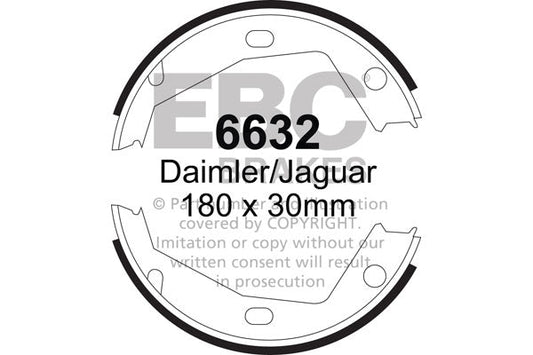EBC Brake Shoe Replacement Set (6632)
