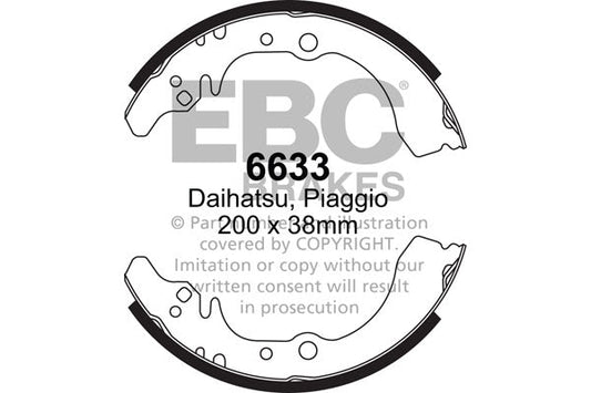 EBC Brake Shoe Replacement Set (6633)