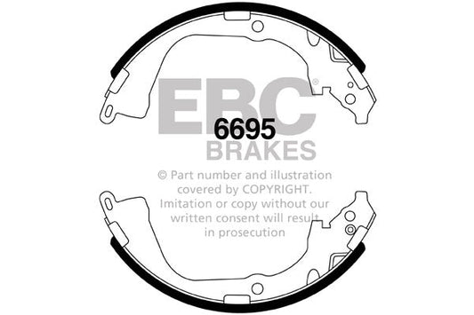 EBC Brake Shoe Replacement Set