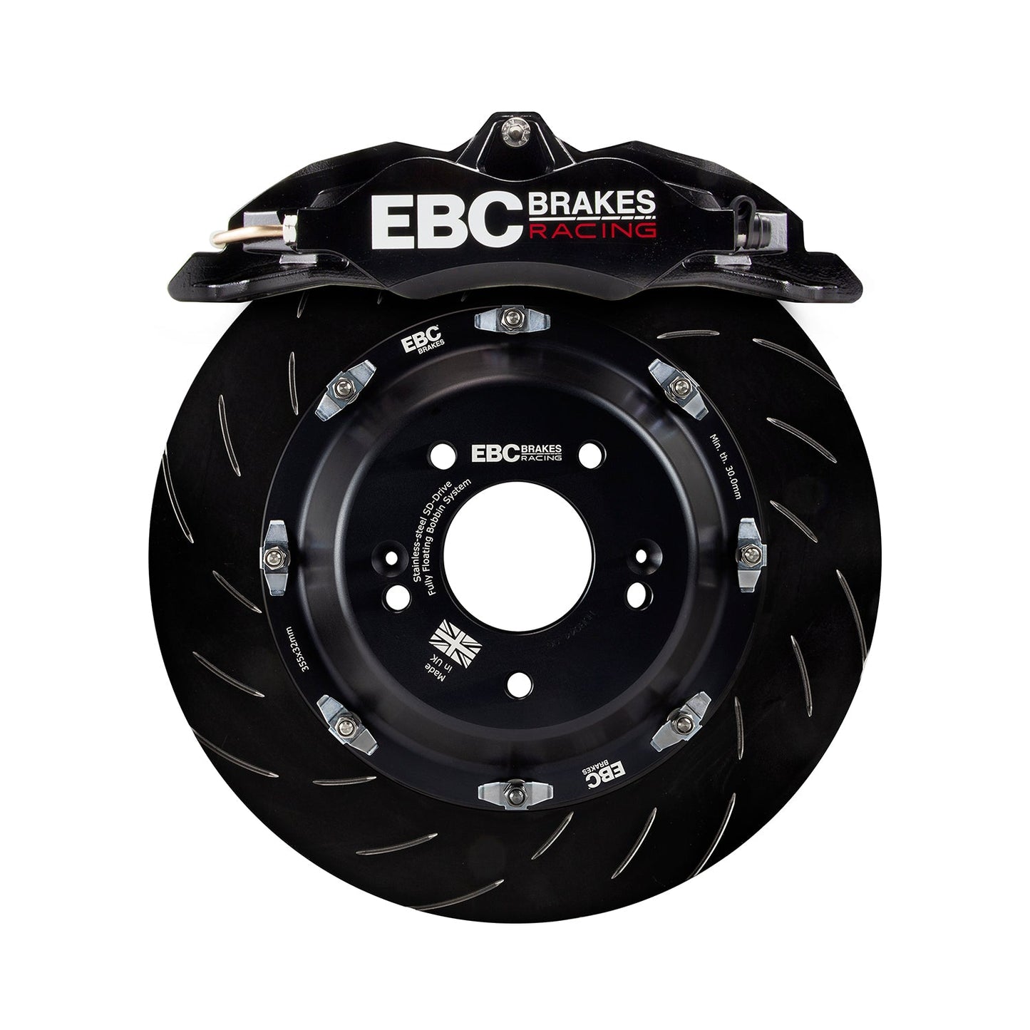 EBC Apollo 4-Piston Big Brake Kit, 330mm (BBK002-2) Front *EXTRA SUSPENSION CLEARANCE*