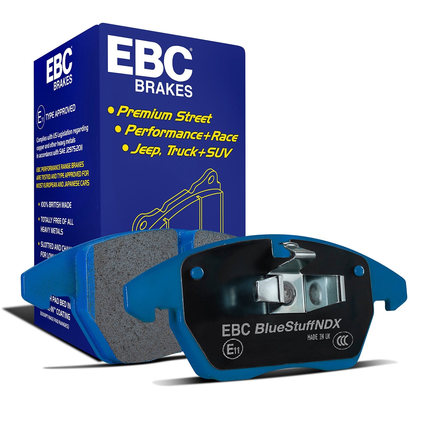 EBC Bluestuff Brake Pad 5000 Series TrackDay Set (DP52256NDX)