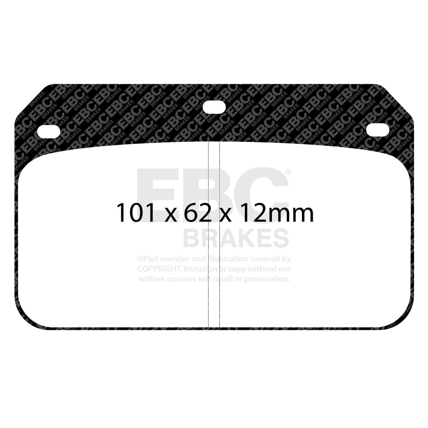 EBC Brakes RP1 Racing Pad (DP8001RP1) Front