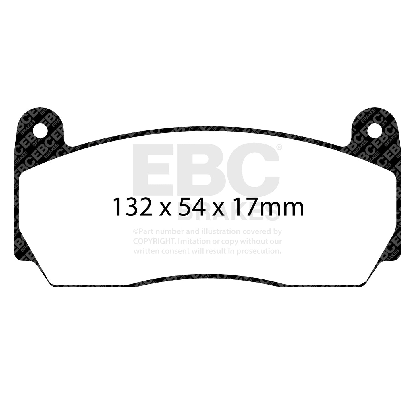 EBC Racing RP-1 Track and Race Brake Pads (DP8002/2RP1)