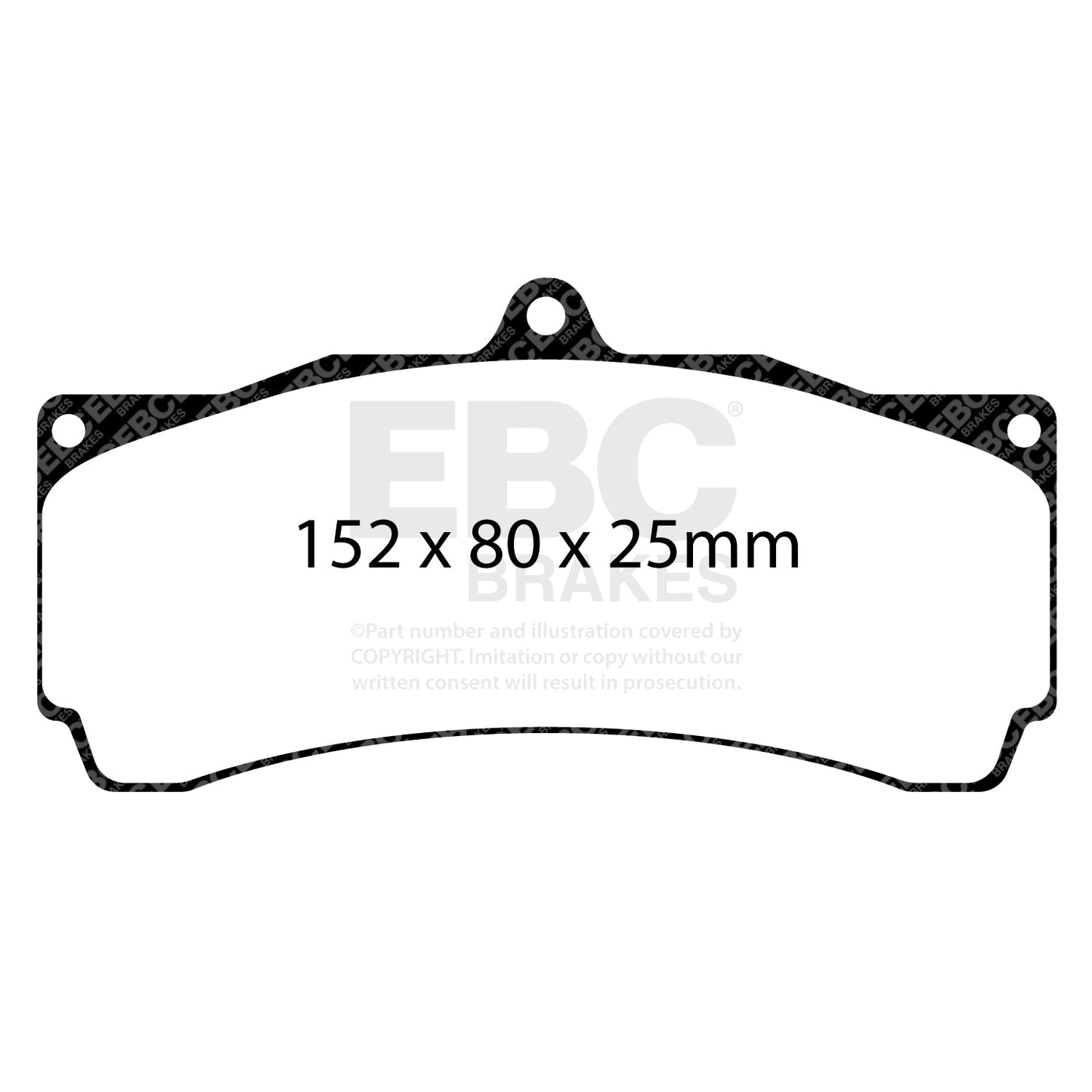 EBC Bluestuff NDX Trackday Brake Pad Set (DP5009NDX)