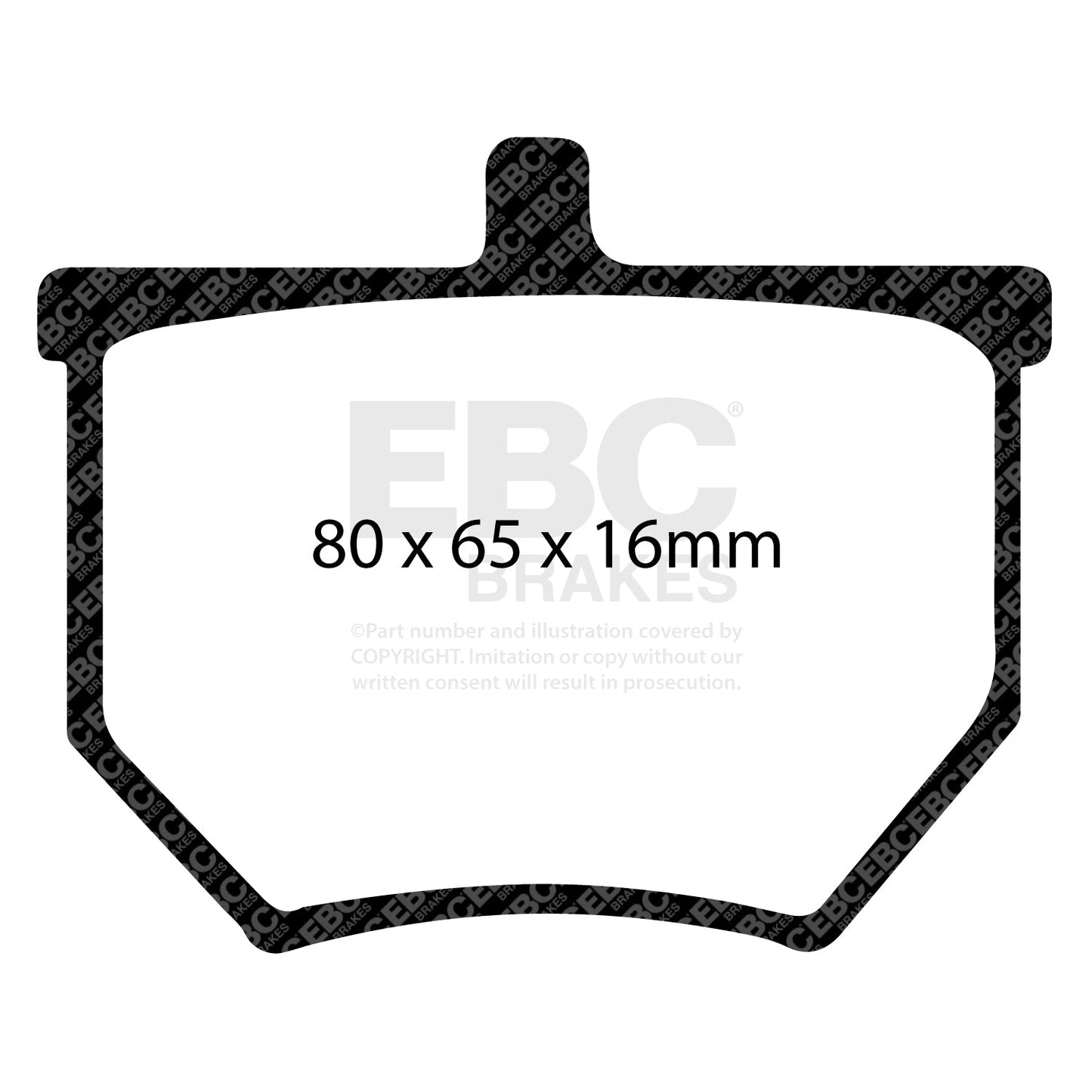 EBC Greenstuff 2000 Series Sport Brake Pad Set (DP2040)