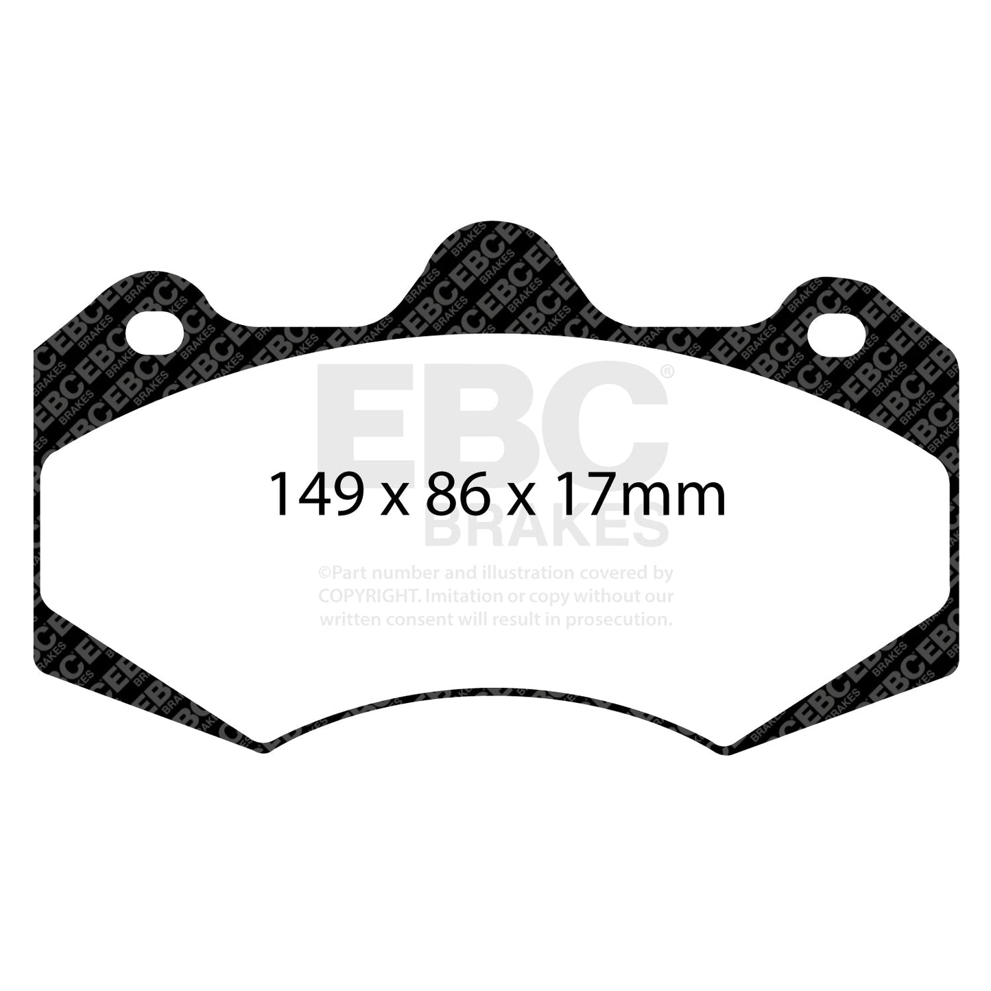 EBC Orangestuff 9000 Series Race Brake Pad Set (DP9042)