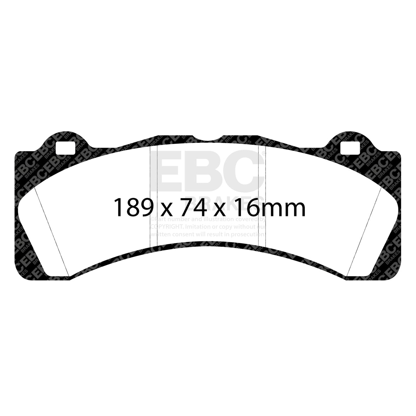EBC Racing RP-X Track and Race Brake Pads (DP8059RPX)
