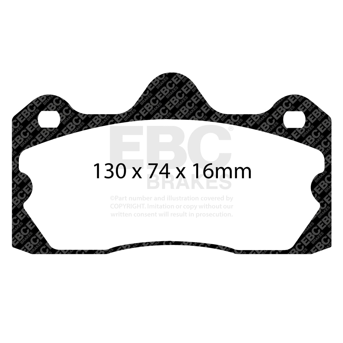 EBC Brakes Pad and Disc Kit (PD03KR746)