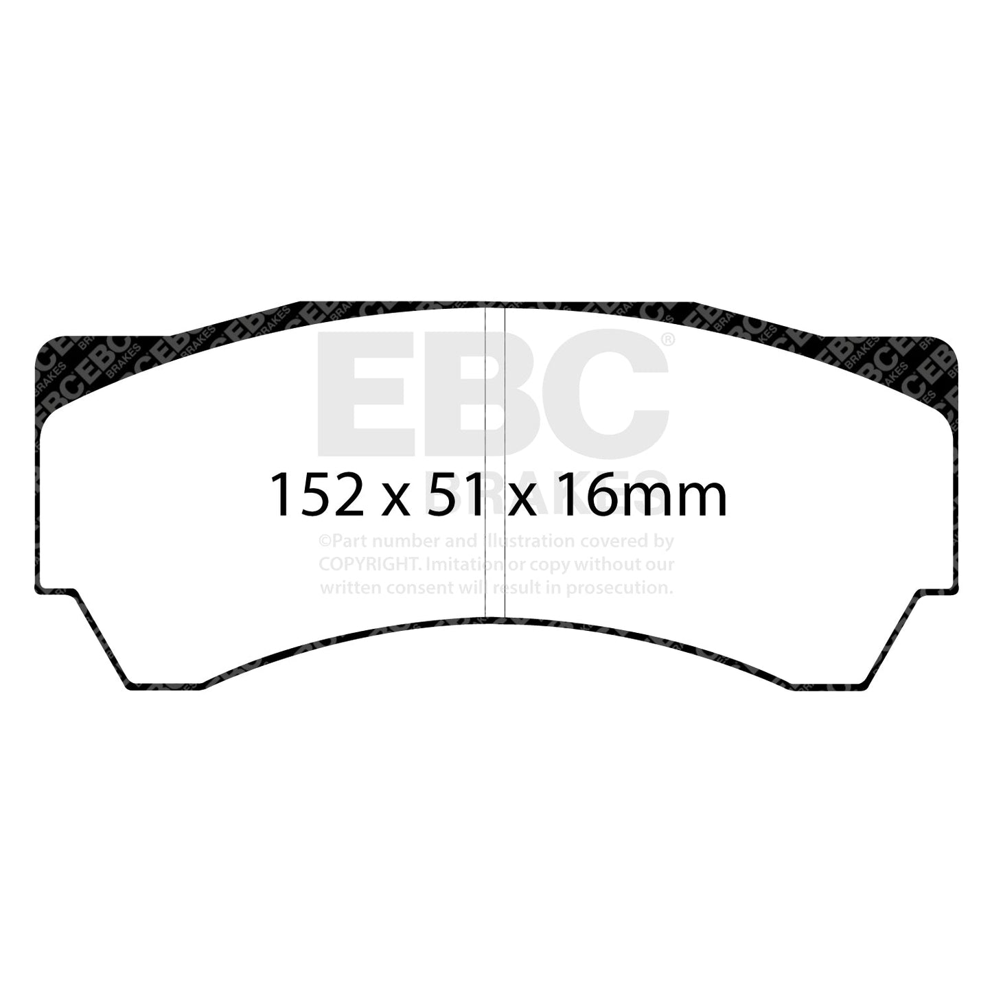 EBC Orangestuff 9000 Series Race Brake Pad Set (DP9063)