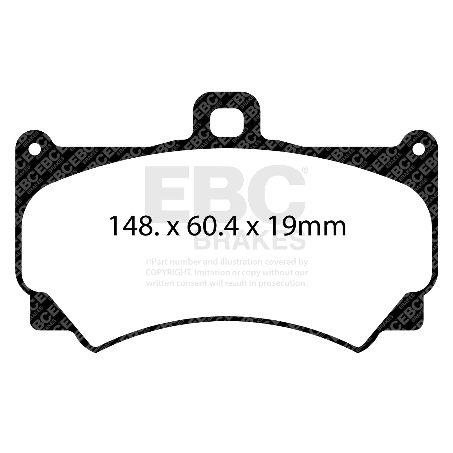 EBC RPX Track pads for Alcon  PNP4417    (DP8065RPX) Front