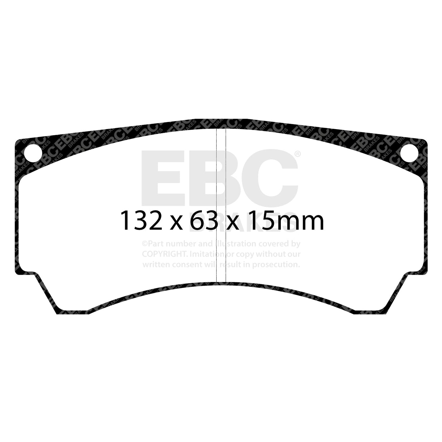 EBC Brakes RPX Racing Pad (DP8066RPX) Front