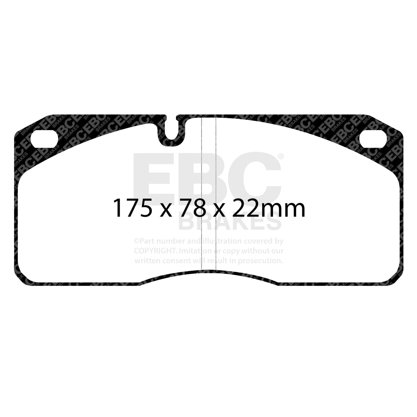 EBC Bluestuff Brake Pad 5000 Series TrackDay Set (DP5075NDX)