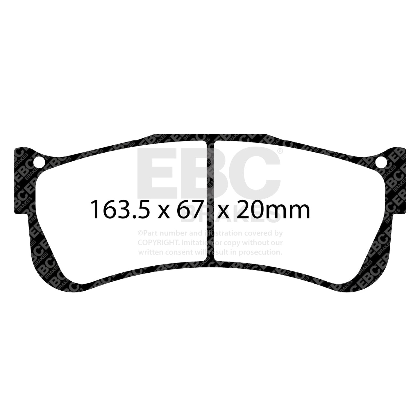 EBC SR Series Race Pads DP8079.20SR11 Front