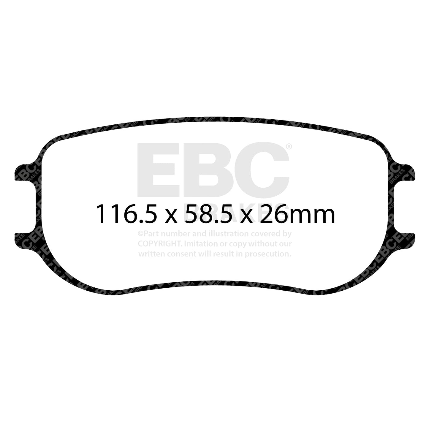 EBC RPX Brake Pads DP8082/2RPX Rear